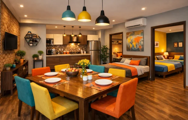 Fully Furnished Boys PG in Sector 15 Part 2 Gurgaon with Meals