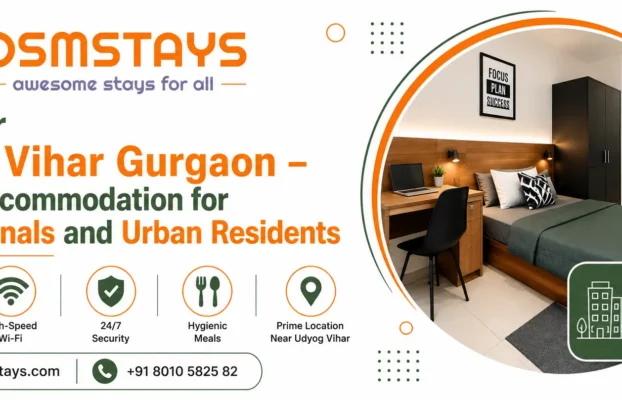 PG Near Udyog Vihar Gurgaon – Smart Accommodation for Professionals and Urban Residents