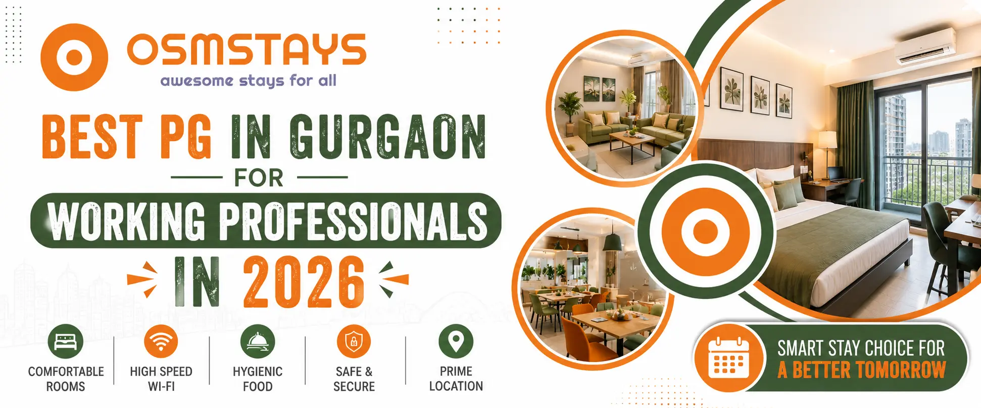 Best PG in Gurgaon for Working Professionals in 2026