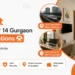 1 BHK Flat for Rent in Sector 14 Gurgaon Near Metro Stations