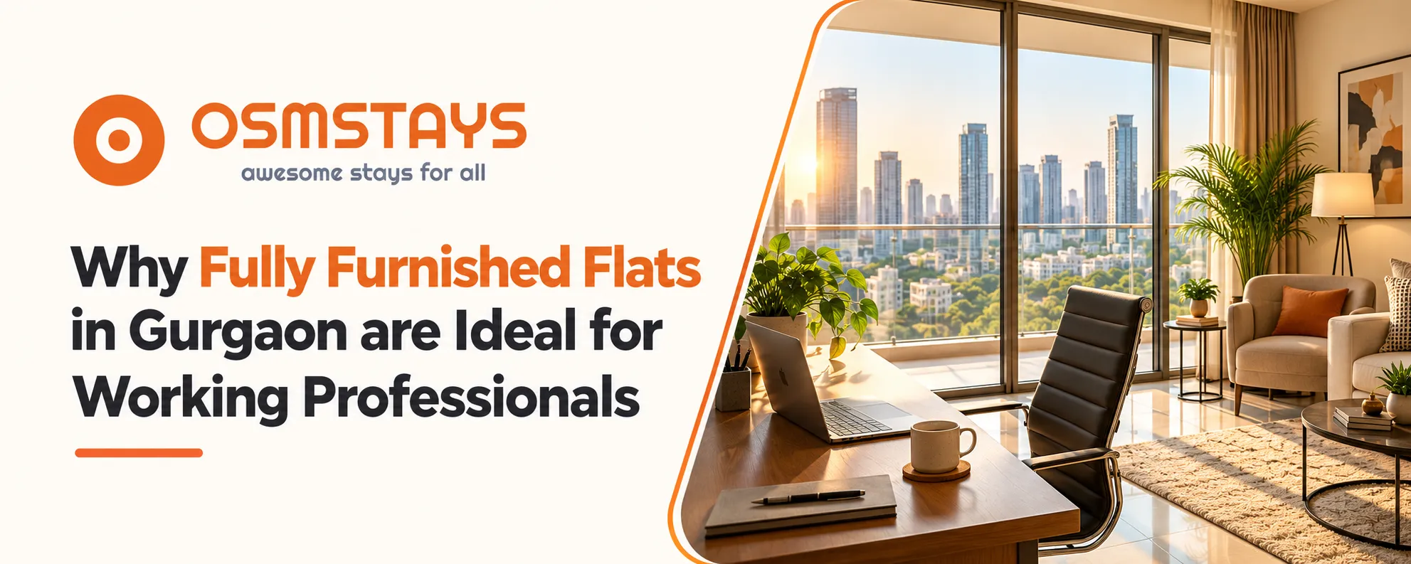 Why Fully Furnished Flats in Gurgaon are Ideal for Working Professionals?